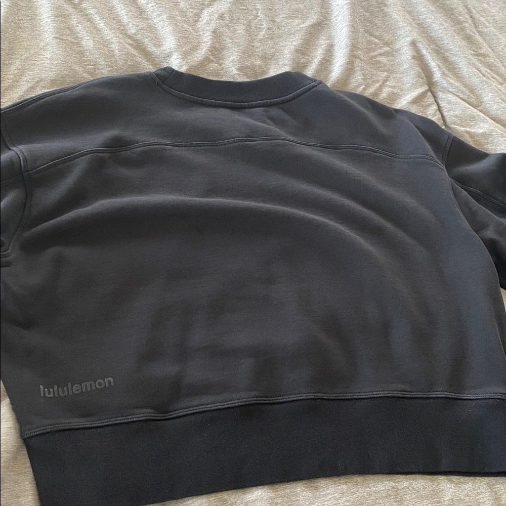 Lululemon Perfectly Oversized Cropped Crew - French Terry - Picture 8 of 10